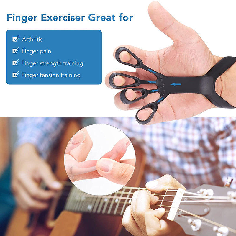 Silicone Grip Device Finger Exercise Stretcher Arthritis Hand Grip Trainer Strengthen Rehabilitation Training To Relieve Pain - MRG Official Store