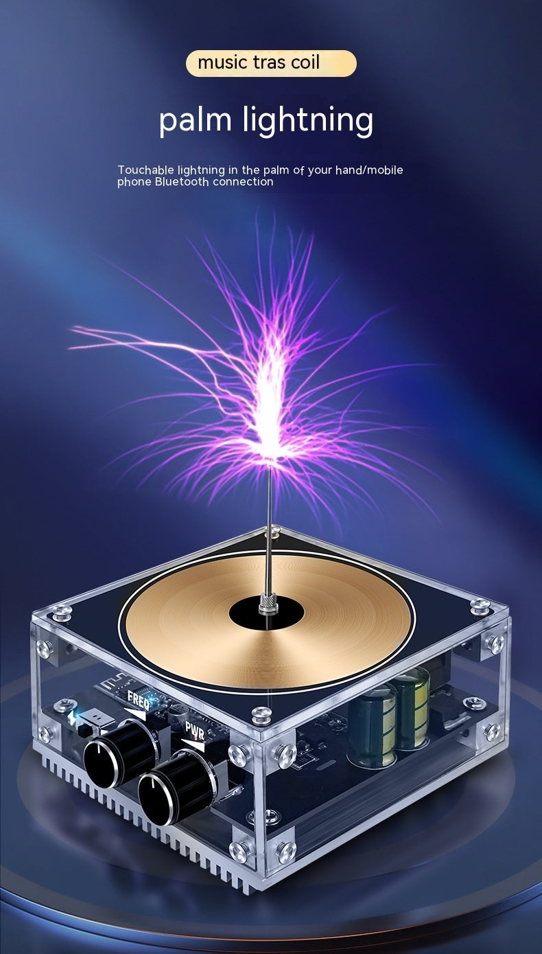 Music Tesla Coil Hand-touching Lightning Bluetooth In Palm - MRG Official Store