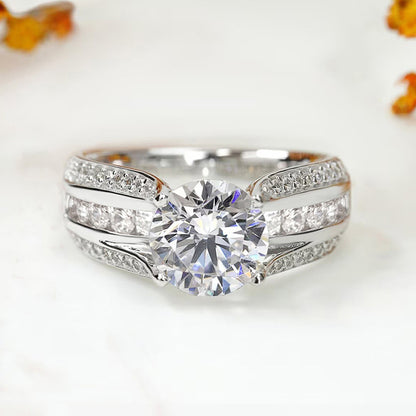 Four-claw-set Ring For Women