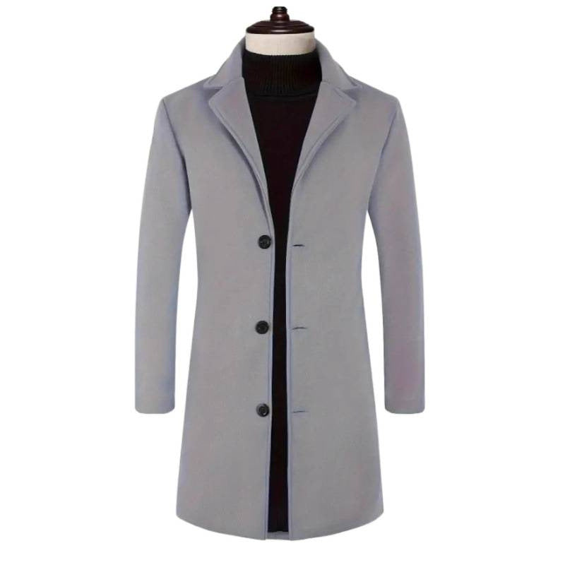 Men's Loose And Comfortable Trench Coat