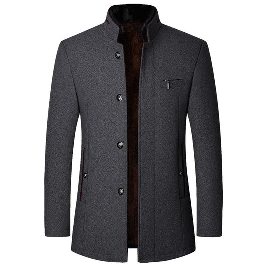 New Mens Casual Stand-collar Jacket