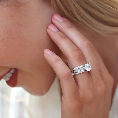 Four-claw-set Ring For Women