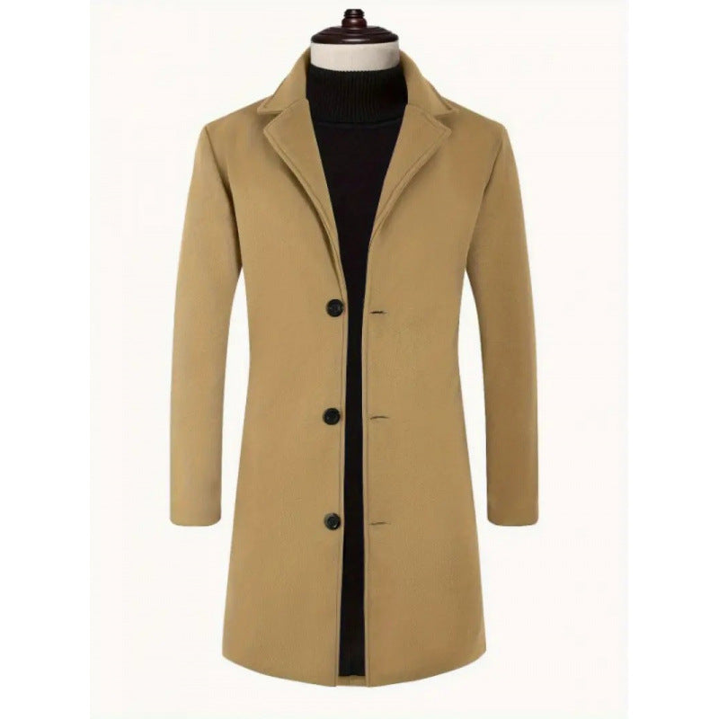 Men's Loose And Comfortable Trench Coat