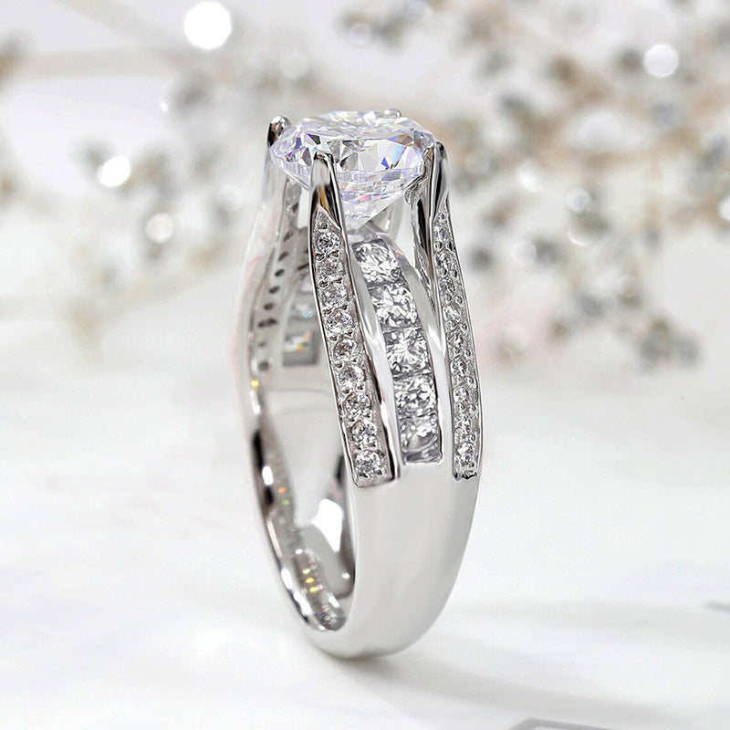 Four-claw-set Ring For Women