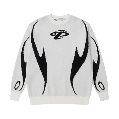 American-style Casual Loose-fitting Unisex Sweater