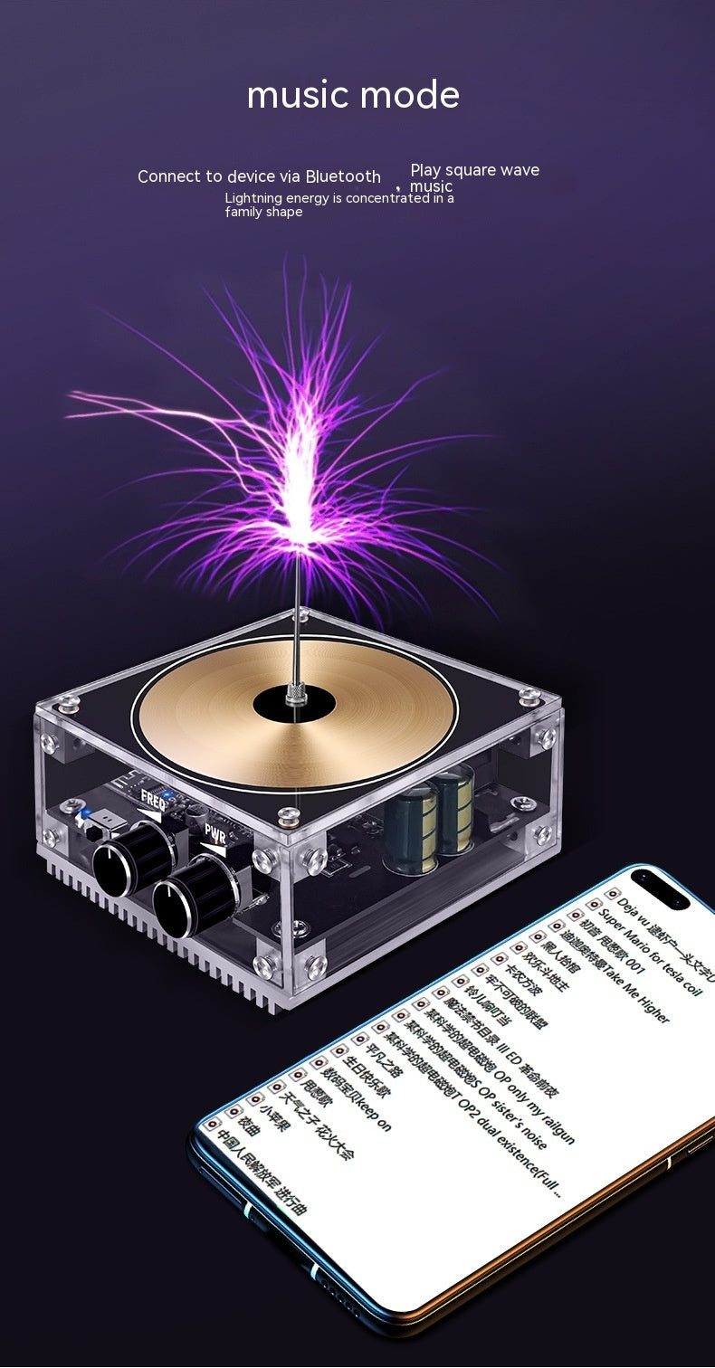 Music Tesla Coil Hand-touching Lightning Bluetooth In Palm - MRG Official Store