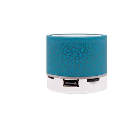 Mini Wireless Bluetooth Speaker Loudspeaker Colorful Light Crack Sound Audio Portable Subwoofer Support TF Card MP3 Player