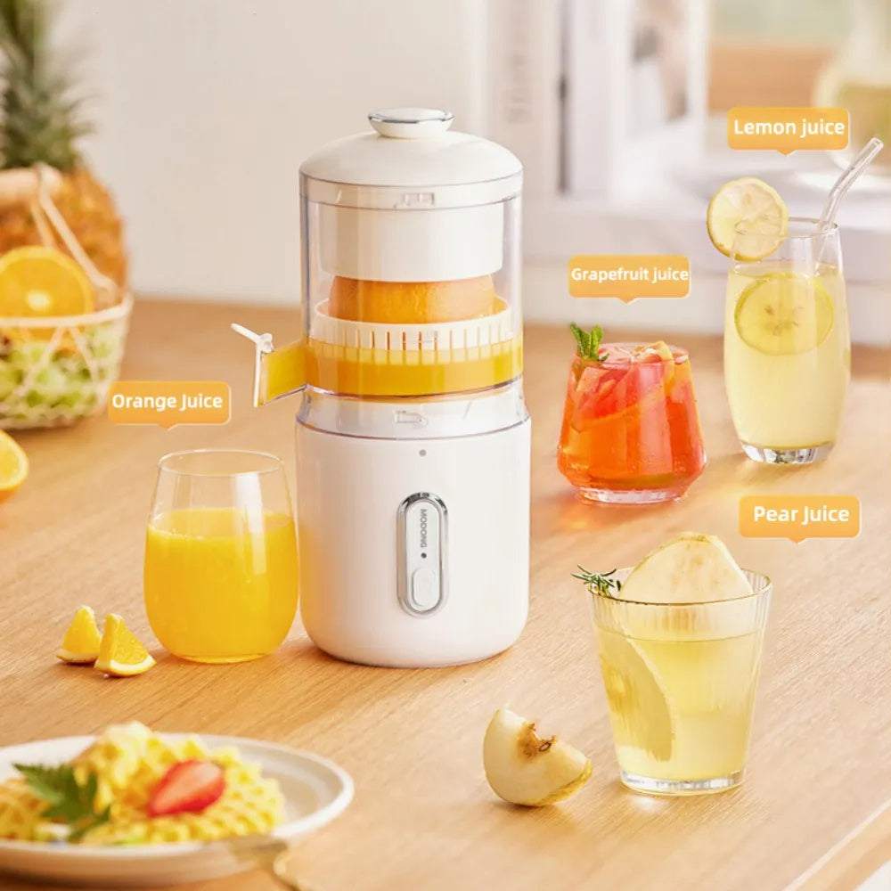 Multifunctional Wireless Electric Juicer Steel Orange Lemon Blender USB Portable Mini Fruit Squeezer Pressure Juicer Kitchen - MRG Official Store